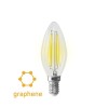Лампа светодиодная Crystal Graphene Candle 9Вт 4000К E14 Voltega 7135