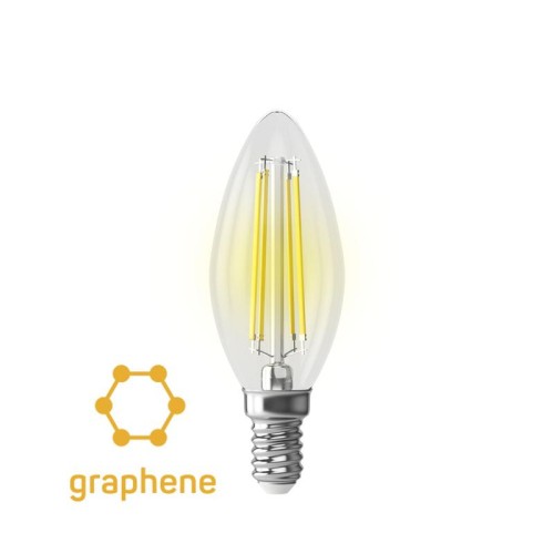 Лампа светодиодная Crystal Graphene Candle 9Вт 4000К E14 Voltega 7135