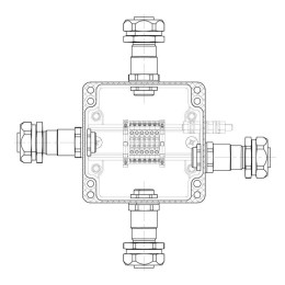 Коробка клеммная взрывозащ. TBE-P-03-(6xCBC.2)-1xKAEPM2MHK-20(A)-1xKAEPM2MHK-20(B)-1xKAEPM2MHK-20(C)