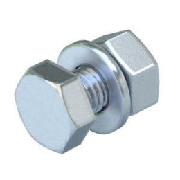 Комплект креп. M12х60 SKS 12х60 F (болт шест/гол.+гайка+шайба) OBO 3163156