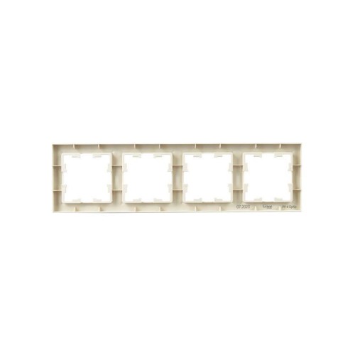 Рамка 4-м BRITE РУ-4-БрКр беж. IEK BR-M42-K10