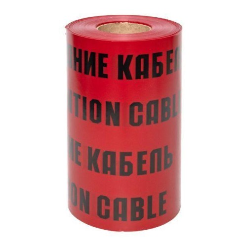 Лента сигнальная ЛСЭ "Осторожно кабель" 300х100 Basic EKF lse-300x100-bas