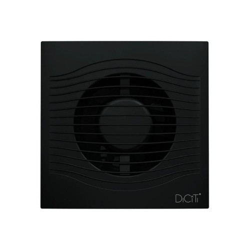 Вентилятор накладной SLIM D100 обратн. клапан DiCiTi SLIM 4C Matt black
