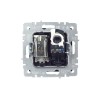 Розетка компьютерная + телевизионная 2-м BRITE РТВ/РК12-БрГ RJ45 кат.5E + TV механизм графит IEK BR-