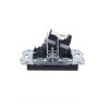Розетка компьютерная + телевизионная 2-м BRITE РТВ/РК12-БрГ RJ45 кат.5E + TV механизм графит IEK BR-