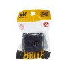 Розетка компьютерная + телевизионная 2-м BRITE РТВ/РК12-БрГ RJ45 кат.5E + TV механизм графит IEK BR-