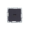 Розетка СП BRITE HDMI РHDMI-0-БрГ механизм графит IEK BR-H10-K53