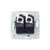 Розетка компьютерная 2-м СП BRITE RJ45 кат.5E РК10-2-БрГ механизм графит IEK BR-K20-1-K53