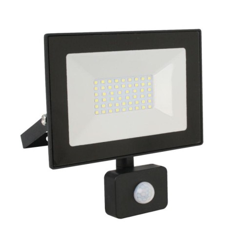 Прожектор светодиодный с датчиком LFL-2002S C02 20Вт 230В 6500К черн. Ultraflash 13329