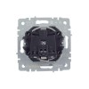 Розетка BRITE РСбш10-3-44-БрГ 16А IP44 с заземл. защ. шторки с крышкой механизм графит IEK BR-R16-16