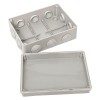 Коробка распаячная КМР-050-042 пылевлагозащ. 190х140х70 10 мембранных вводов уплот. шнур PROxima EKF