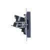 Розетка компьютерная 2-м СП BRITE RJ45 кат.5E РК10-2-БрМ механизм маренго IEK BR-K20-1-K35