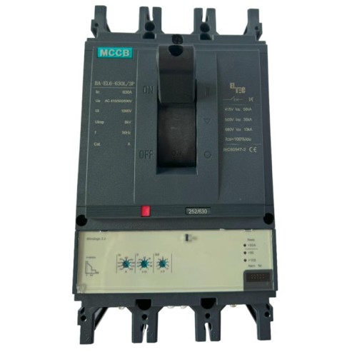 Выключатель автоматический MCCB BA-EL6-630L/3P 630А (электронный Micrologic 2.3 ICU:50KA) ELTEC 1223