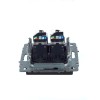 Розетка компьютерная 2-м СП BRITE RJ45 кат.5E РК10-2-БрТБ механизм бронза IEK BR-K20-1-K45