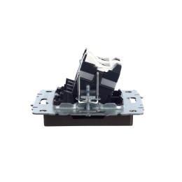 Розетка компьютерная 2-м СП BRITE RJ45 кат.5E РК10-2-БрТБ механизм бронза IEK BR-K20-1-K45