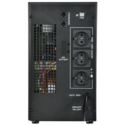 Источник бесперебойного питания ELECTRA LT 3кВА/2.4кВт с АКБ 4х9А.ч USB Schuko ITK ELT-3000VA-1-004-