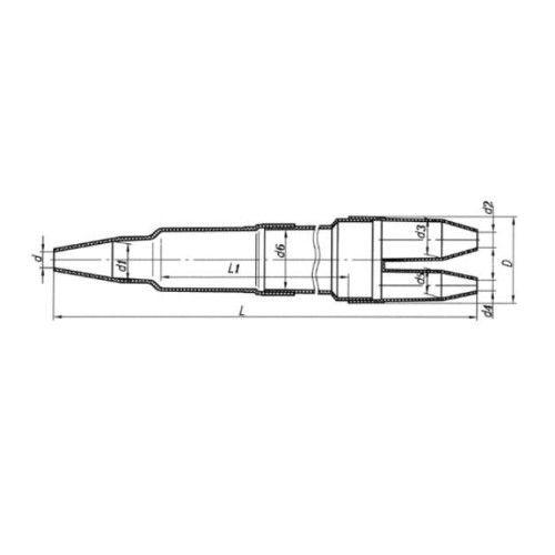 Муфта разв.п/эт 2МРП10/12 ССД 120302-00007