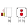 Пост управления взрывозащ. из полиэстера CPE-P-03-(1xLR(250)-1xP3E(11))-2xKA2MHK(C)1Ex d e IIC Т5 Gb