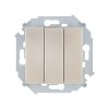 Выключатель 3-кл. СП Simon 15 10А IP20 250В винтов. зажим механизм шампань Simon 1591391-034