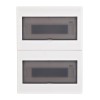 Корпус встраиваемый дв. 2 ряда 26 мод. IP41 ЩРВ-М прозр. DEKraft 31076DEK