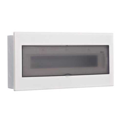 Корпус встраиваемый дв. 1 ряд 20 мод. IP41 ЩРВ-М прозр. DEKraft 31075DEK