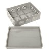 Коробка распаячная КМР-050-043 пылевлагозащ. 240х190х90 12 мембранных вводов уплот. шнур PROxima EKF