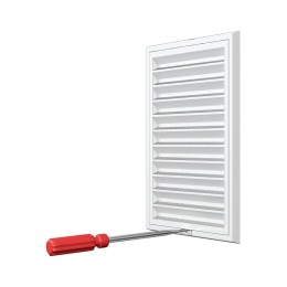 Решетка вентиляционная RZN сетка разъемная 150х200 пластик ERA 1520RZN