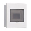 Корпус встраиваемый дв. 1 ряд 6 мод. IP41 ЩРВ-М прозр. DEKraft 31071DEK