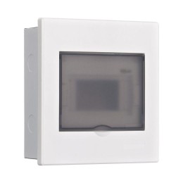 Корпус встраиваемый дв. 1 ряд 6 мод. IP41 ЩРВ-М прозр. DEKraft 31071DEK