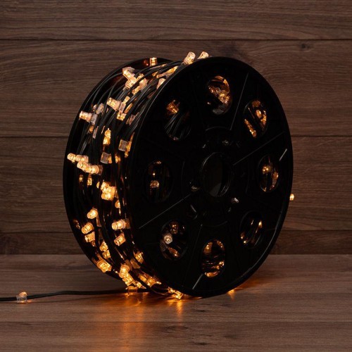 Гирлянда светодиодная "LED ClipLight" 1.5м 665LED желт. 80Вт 12В IP65 провод темн./зел. (уп.100м) Ne