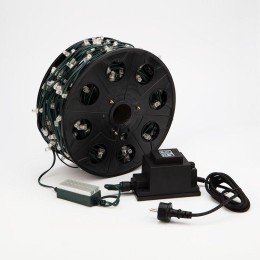 Гирлянда светодиодная "LED ClipLight" 1.5м 665LED желт. 80Вт 12В IP65 провод темн./зел. (уп.100м) Ne