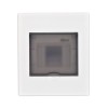 Корпус встраиваемый дв. 1 ряд 4 мод. IP41 ЩРВ-М прозр. DEKraft 31070DEK