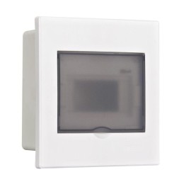 Корпус навесной дв. 1 ряд 6 мод. IP41 ЩРН-П пласт. прозр. DEKraft 31061DEK