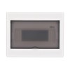 Корпус встраиваемый дв. 1 ряд 9 мод. IP41 ЩРВ-П пласт. прозр. DEKraft 31052DEK