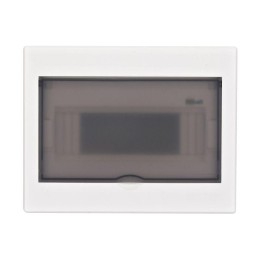 Корпус встраиваемый дв. 1 ряд 9 мод. IP41 ЩРВ-П пласт. прозр. DEKraft 31052DEK