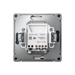 Выключатель кнопочный 1-кл. ArtGallery быстрозажим. клем. механизм грифель SE GAL000715S