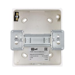 Корпус встраиваемый дв. 1 ряд 4 мод. IP41 ЩРВ-П пласт. прозр. DEKraft 31050DEK