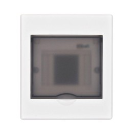 Корпус встраиваемый дв. 1 ряд 4 мод. IP41 ЩРВ-П пласт. прозр. DEKraft 31050DEK