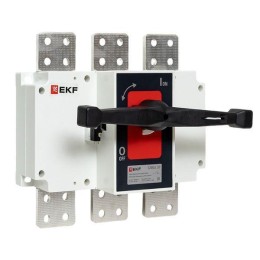 Рубильник-выключатель 3п 1250А с рукояткой управления для прямой установки PowerSwitch PROxima EKF p