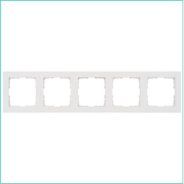 Рамка 5-м G-Classic бел. глянцевый Jasmart G1005W