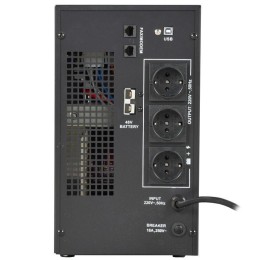 Источник бесперебойного питания ELECTRA LT 3кВА/2.4кВт 48VDC без АКБ USB Schuko ITK ELT-3000VA-1-L-S