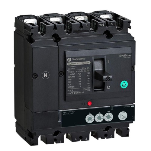 Выключатель автоматический SYSTEMEPACT CCB100 150кА 4P4D S2.2 40А рычаг SE SPC100L04022L4DF