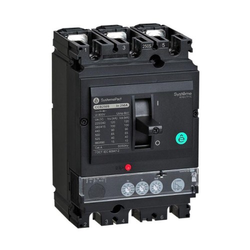 Выключатель автоматический SYSTEMEPACT CCB250 150кА 3P3D S2.2 250А рычаг SE SPC250L25022L3DF