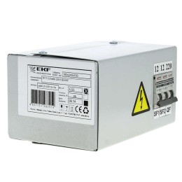 Ящик с понижающим трансформатором ЯТП 0.25 220/42В (3 авт. выкл.) Basic EKF yatp0.25-220/42v-3a