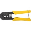 Кримпер для обжима разъемов RJ11 RJ12 RJ45 пластик. ручки 190мм FIT 60062