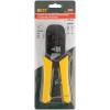 Кримпер для обжима разъемов RJ11 RJ12 RJ45 пластик. ручки 190мм FIT 60062