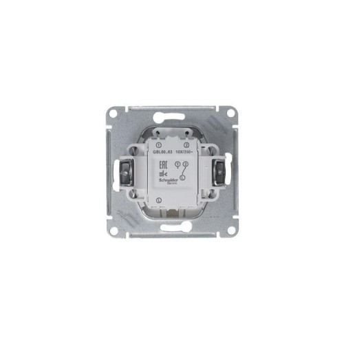 Переключатель проходной 1-кл. СП Glossa 10А IP20 (сх. 6а) 10AX с подсветкой механизм платина SE GSL0