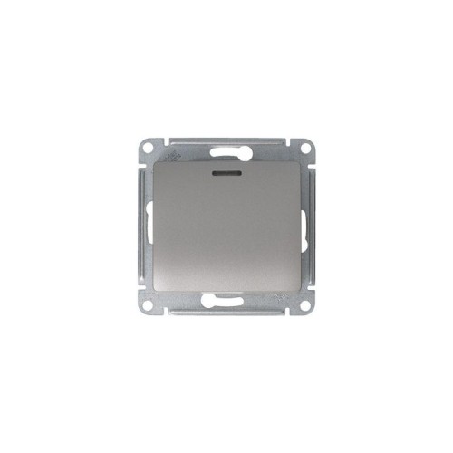 Переключатель проходной 1-кл. СП Glossa 10А IP20 (сх. 6а) 10AX с подсветкой механизм платина SE GSL0