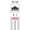Джек компьютерный RJ45 (8P8C) кат.5E (уп.100шт) Rexant 05-1021