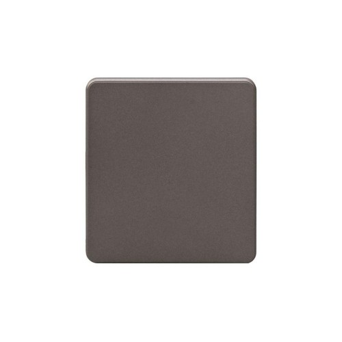 Выключатель 1-кл. СП ROUND MIELE 10А титан Kranz KR-78-0705-2
